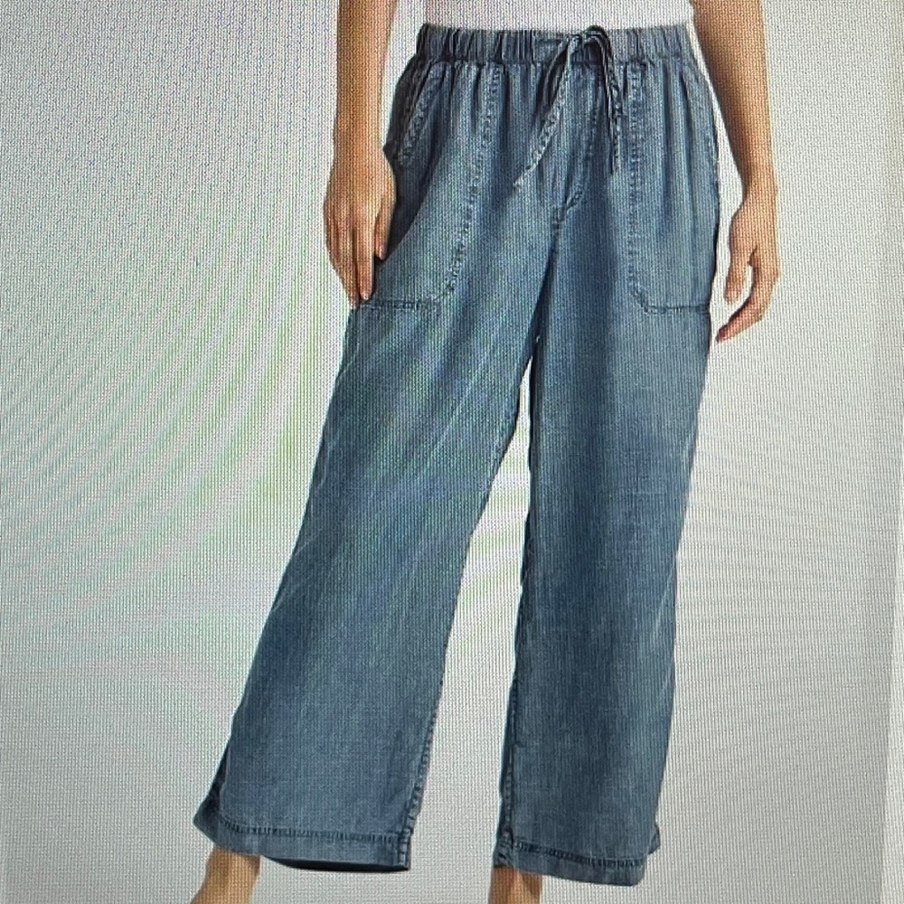 Splendid Angie Chambray Pants Size Large
